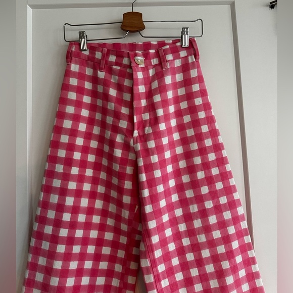 SZ pink gingham Disco Pants - Picture 4 of 9